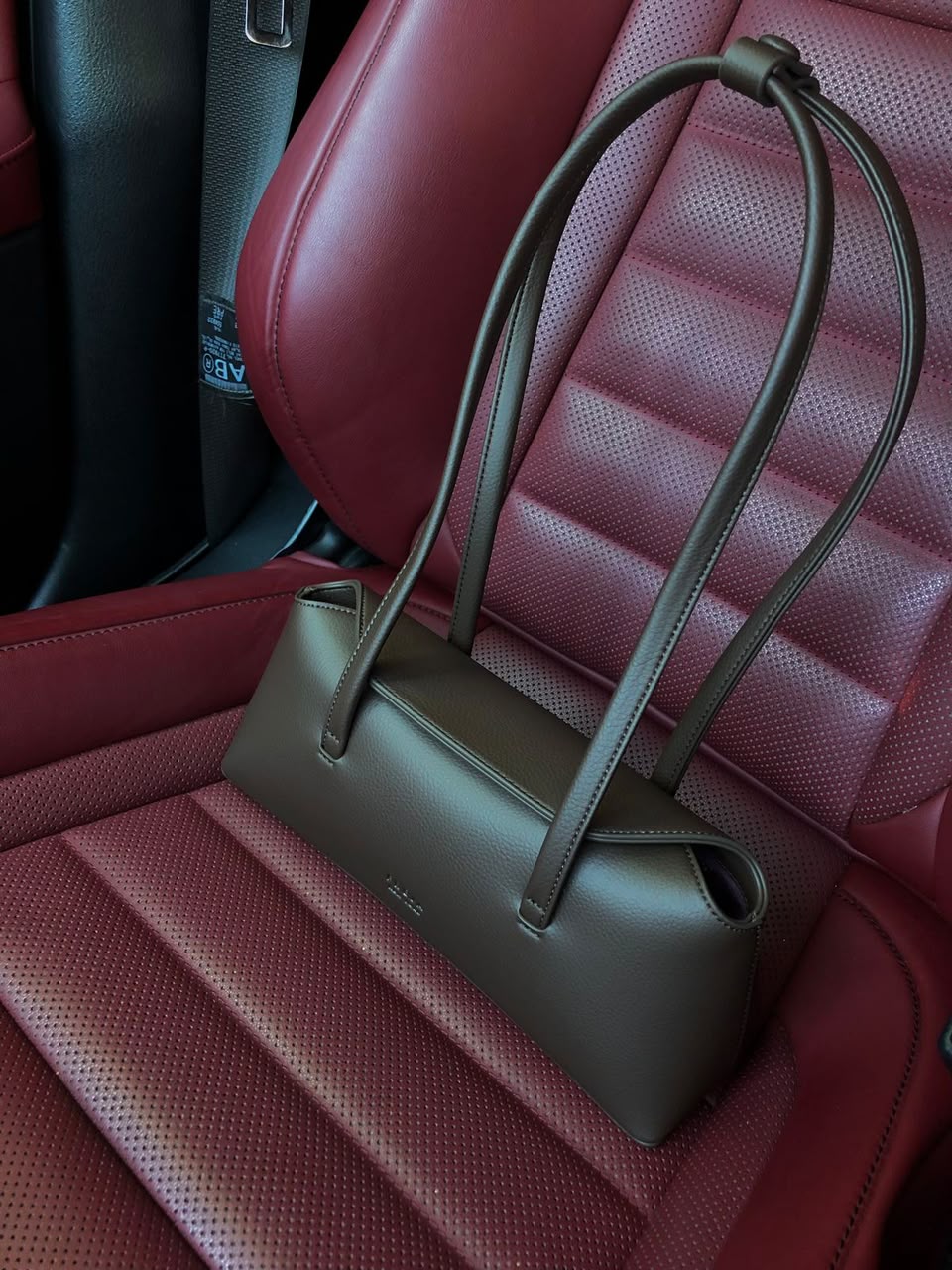 Sac à Main Verni Bordeaux