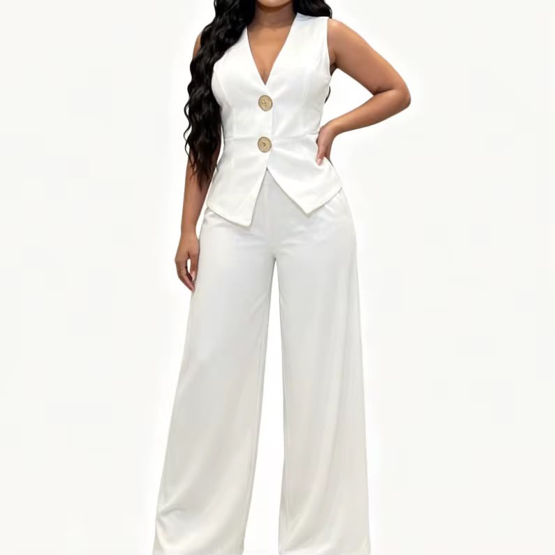 Ensemble Tailleur Sans Manches