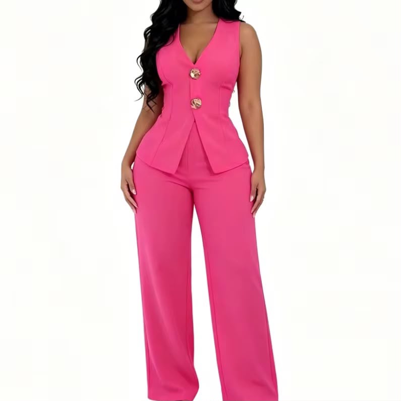 Ensemble Tailleur Sans Manches
